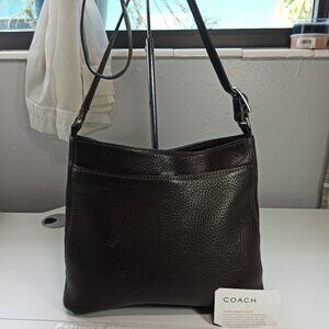 Coach Sonoma Medium Brown Pebbled Leather